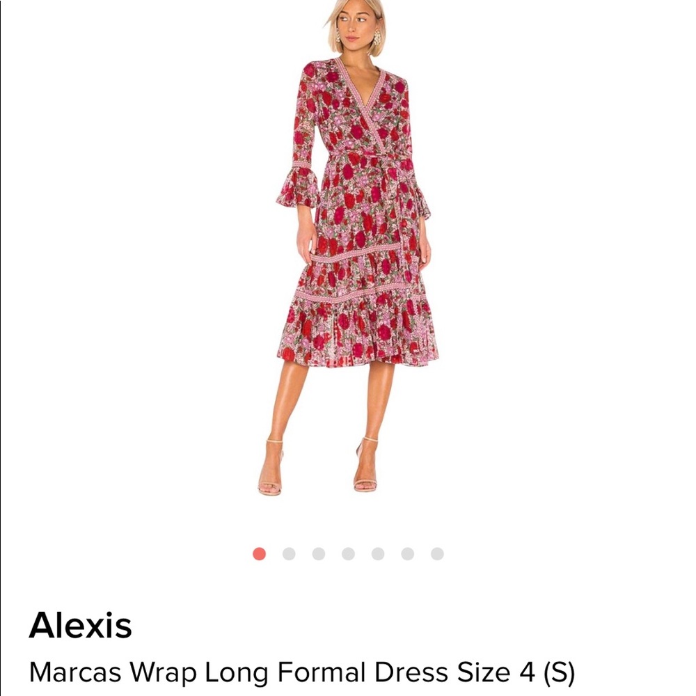 Alexis Marcas Wrap Long Formal Dress - NWT -Size 4